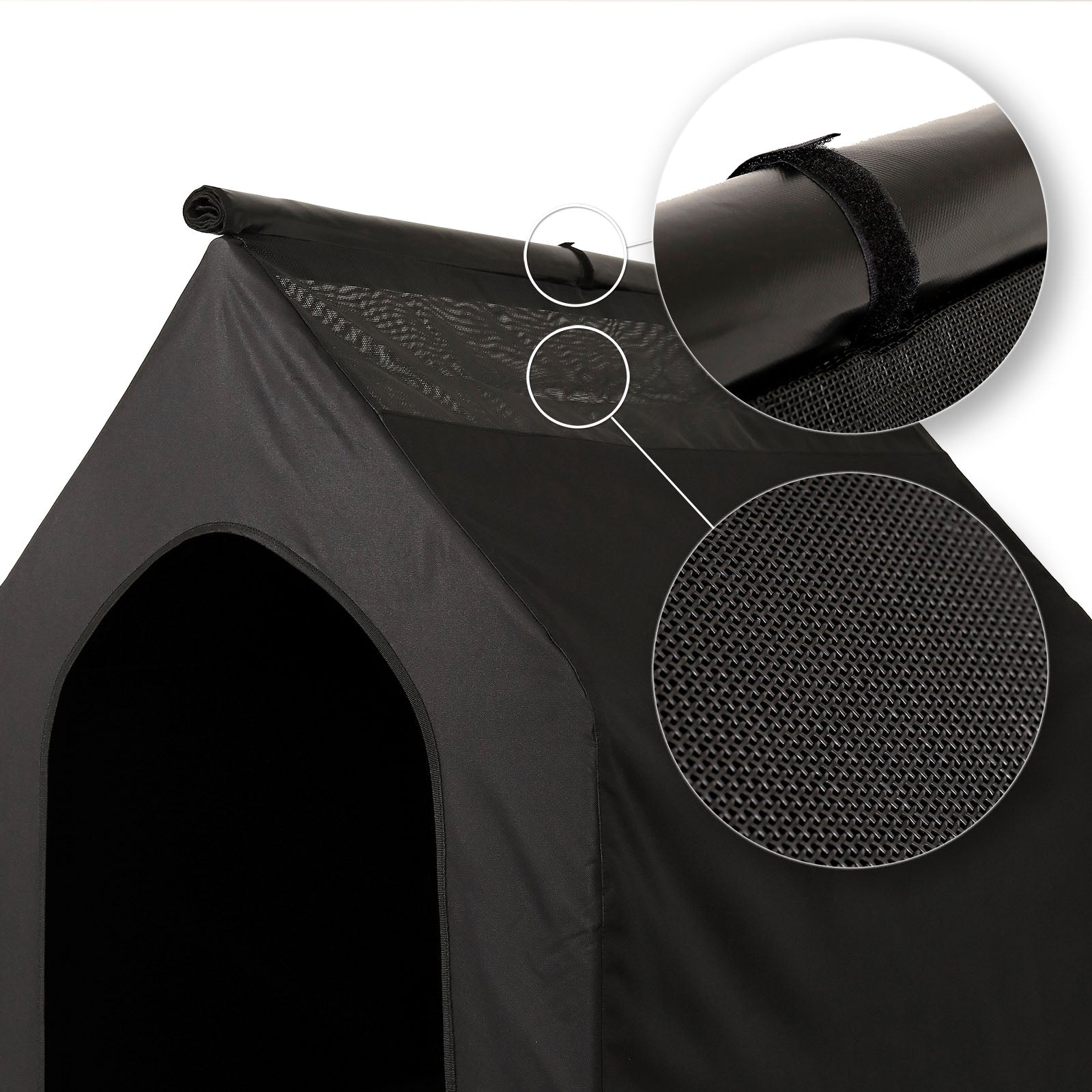 Lionto Hundeliege 110x75x105 cm brandina cani rialzata con tetto