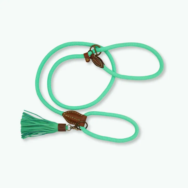 Dog with a Mission Jade Guinzaglio Slip Turchese Taglia Unica