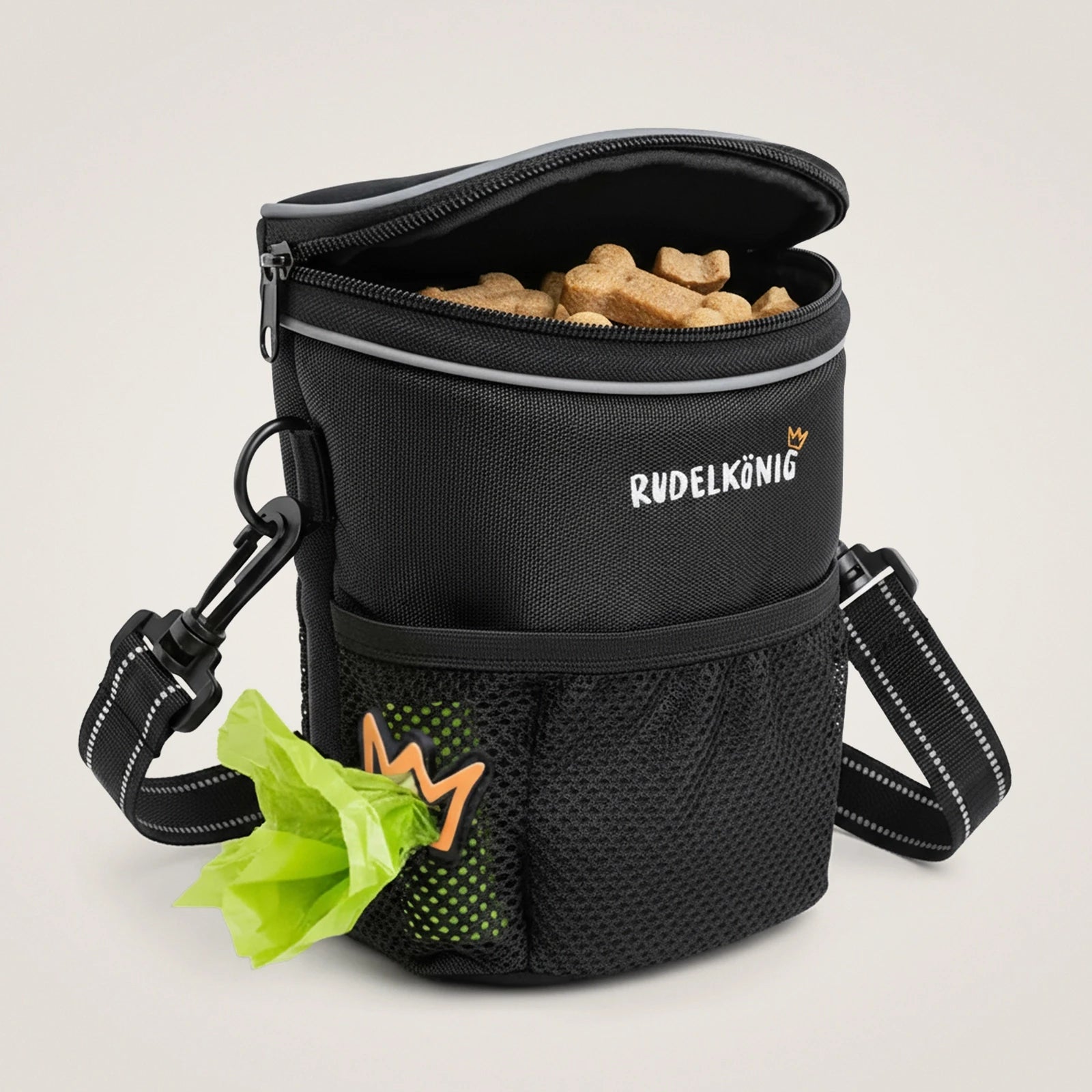 Rudelkönig Hundetraining sacchetto premi cane grigio addestramento