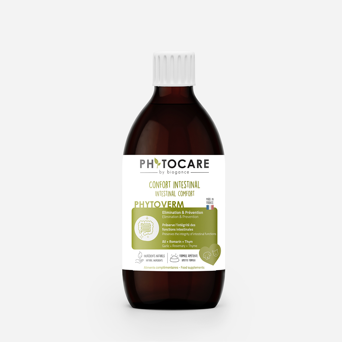 Biogance Phytoverm integratore cani gatti aglio timo