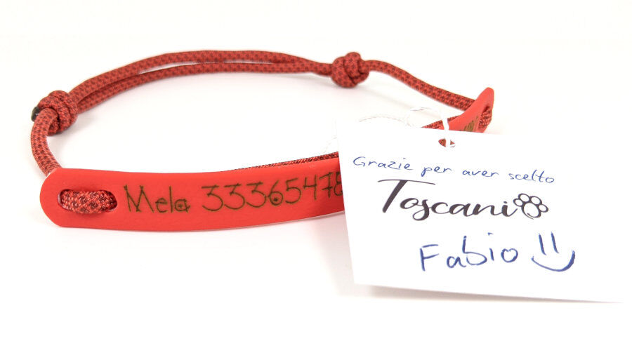 Toscani Waterproof Tag medaglietta cane personalizzata