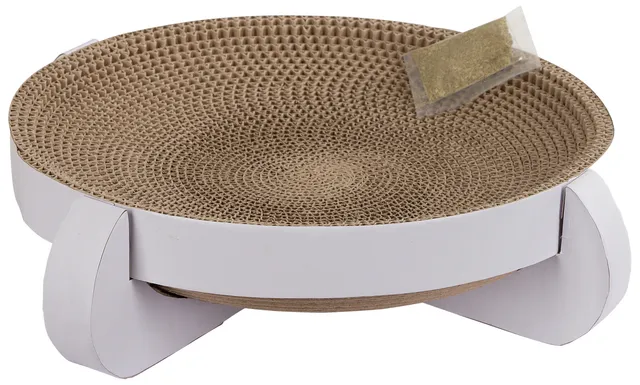 Kerbl Pet Cat Scratch Bed Platinum tiragraffi cartone