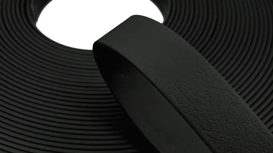 Toscani Fettucce & Nastri fettuccia waterproof nera al metro