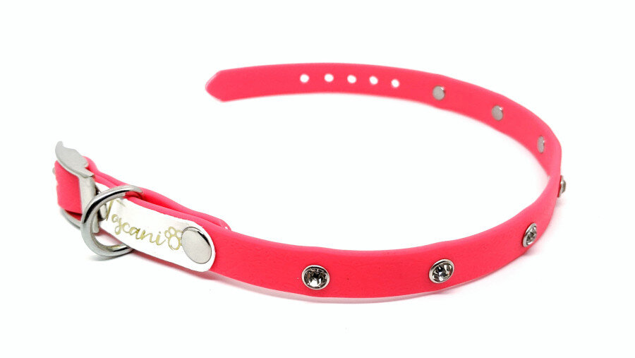 Toscani Waterproof collare Maestà cani taglia piccola con strass