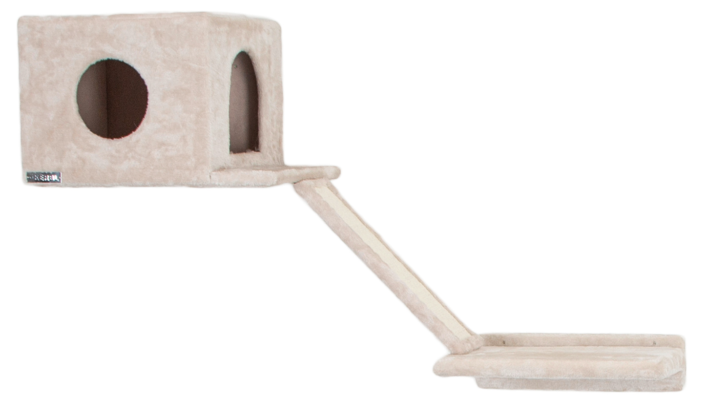 Kerbl Montblanc parete arrampicata gatto 6 pezzi con cuccia
