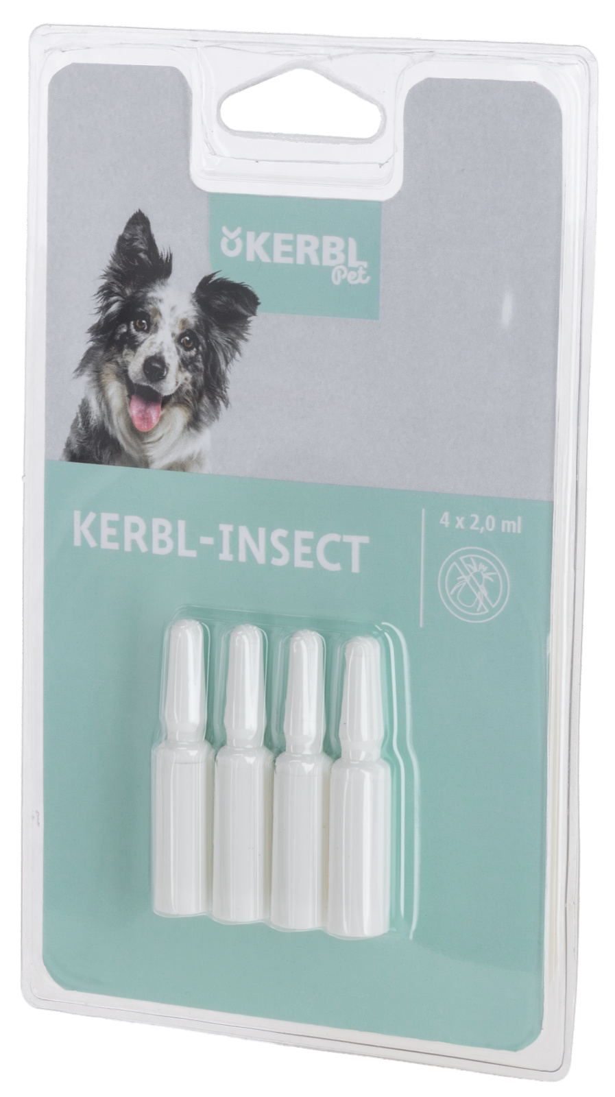 Kerbl Pet Bug Pipetta cane spot-on zecche pulci 4 pipette 4 mesi