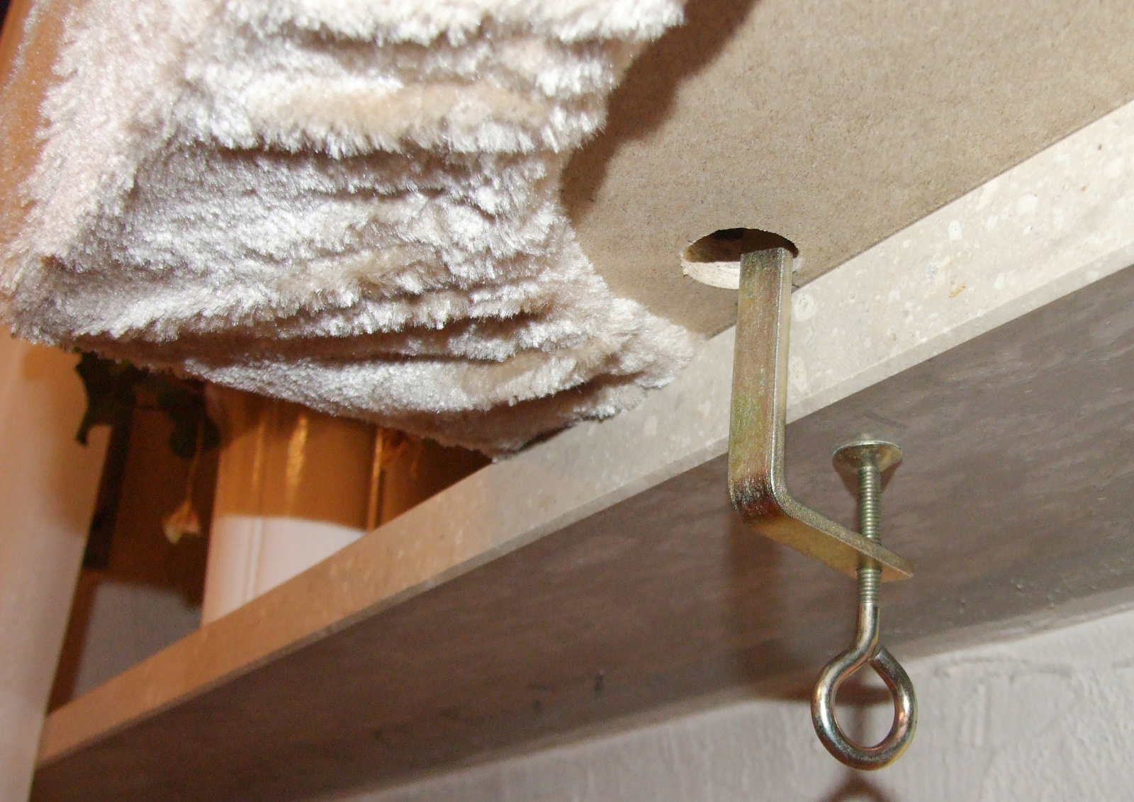 Kerbl Lettino Finestra Gatto in Legno con morsetti