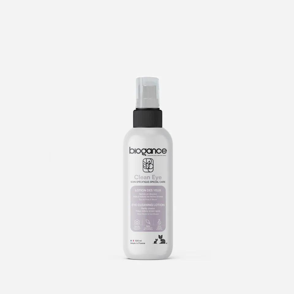 Biogance Clean Eye lozione occhi gatto rosa fiordaliso
