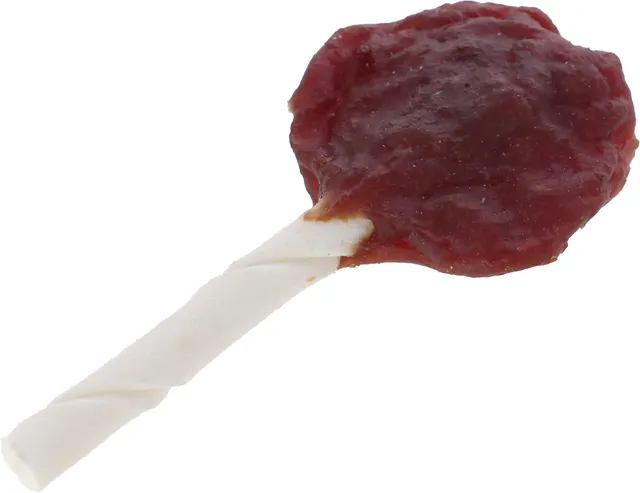 Kerbl Pet Rawhide Lollipop Snack Cane Anatra Formaggio
