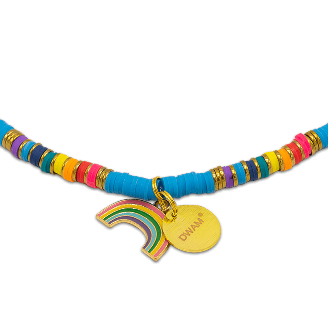 Dog with a Mission Rainbow collana cane L arcobaleno 50 cm