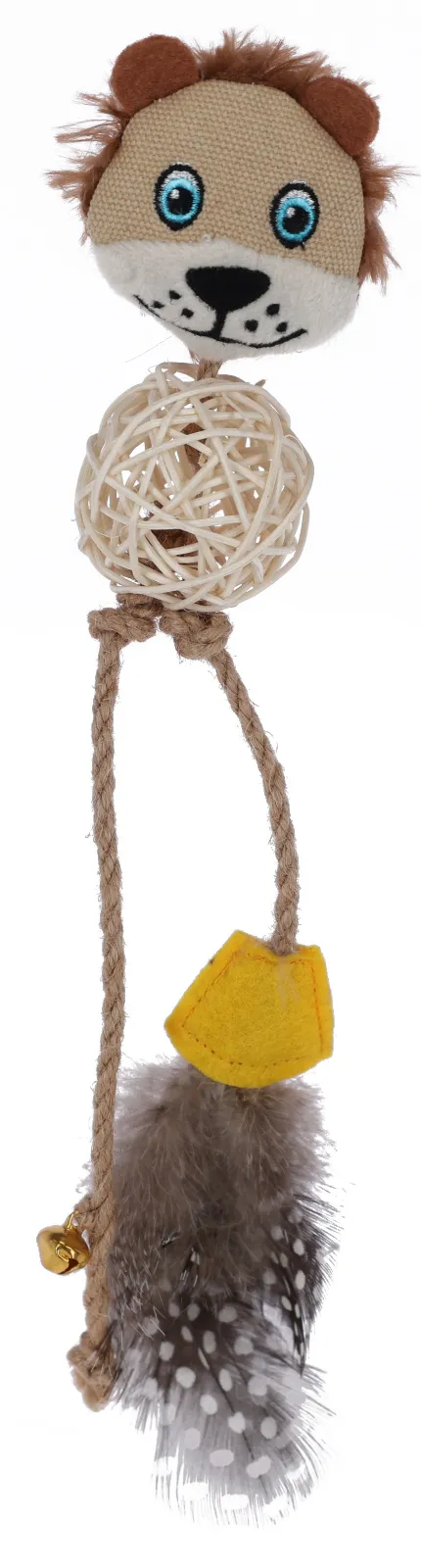 Kerbl Pet Safari Lion giocattolo gatto leone catnip