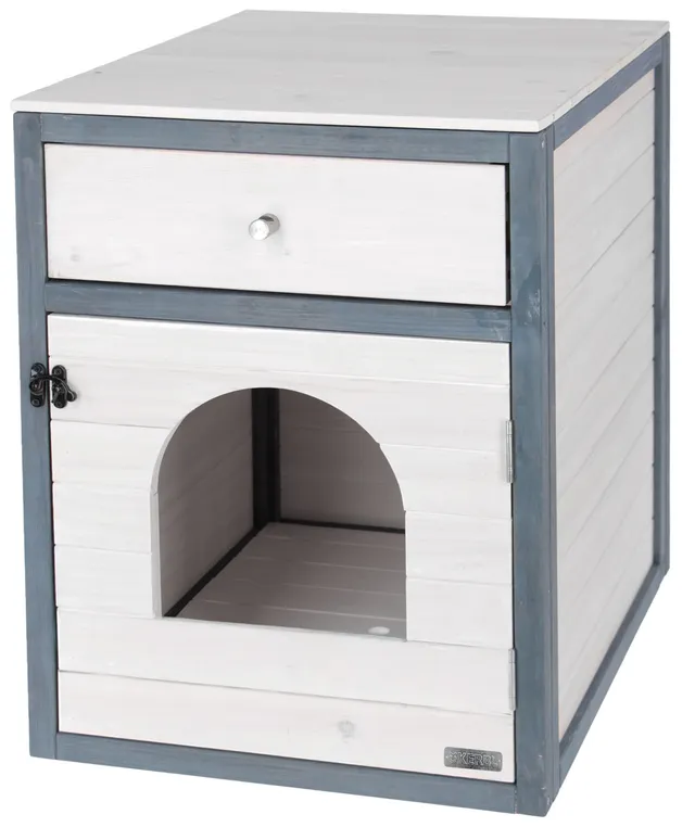 Kerbl Pet Ida mobile lettiera gatto legno nascondiglio cuccia