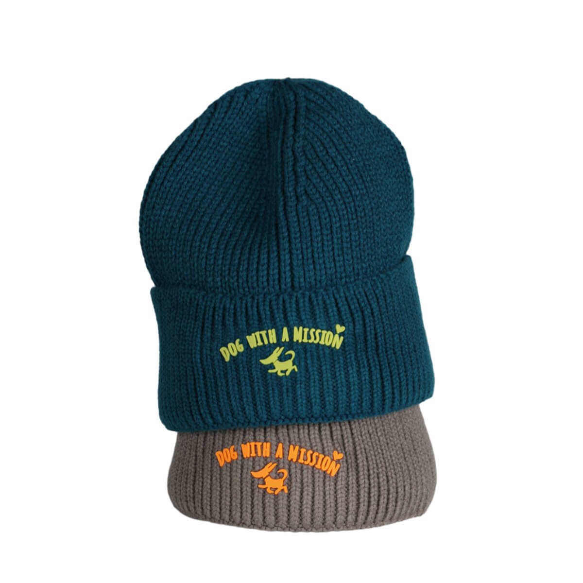 Dog with a Mission Beanie Grigio Berretto Unisex
