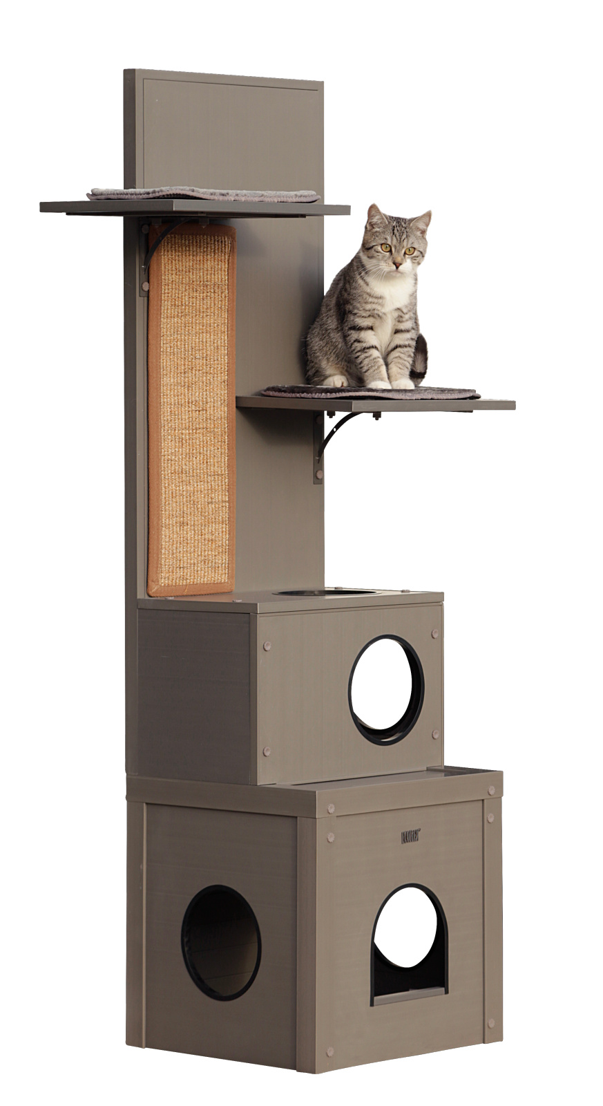 Kerbl Cat Scratch Play House Alex Tiragraffi Casetta 2 Cuccette