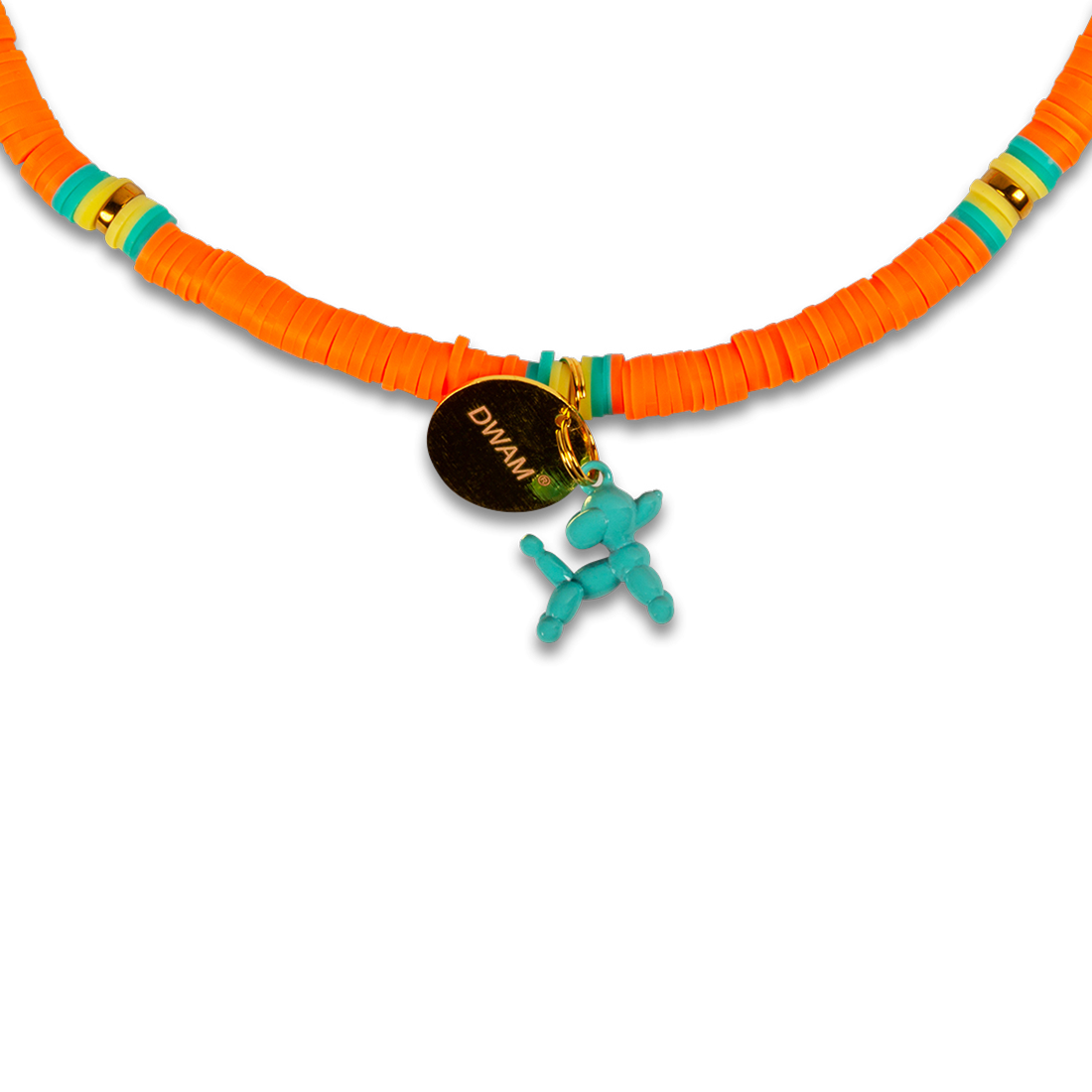 Dog with a Mission Balloon collana cane multicolore XL 60 cm