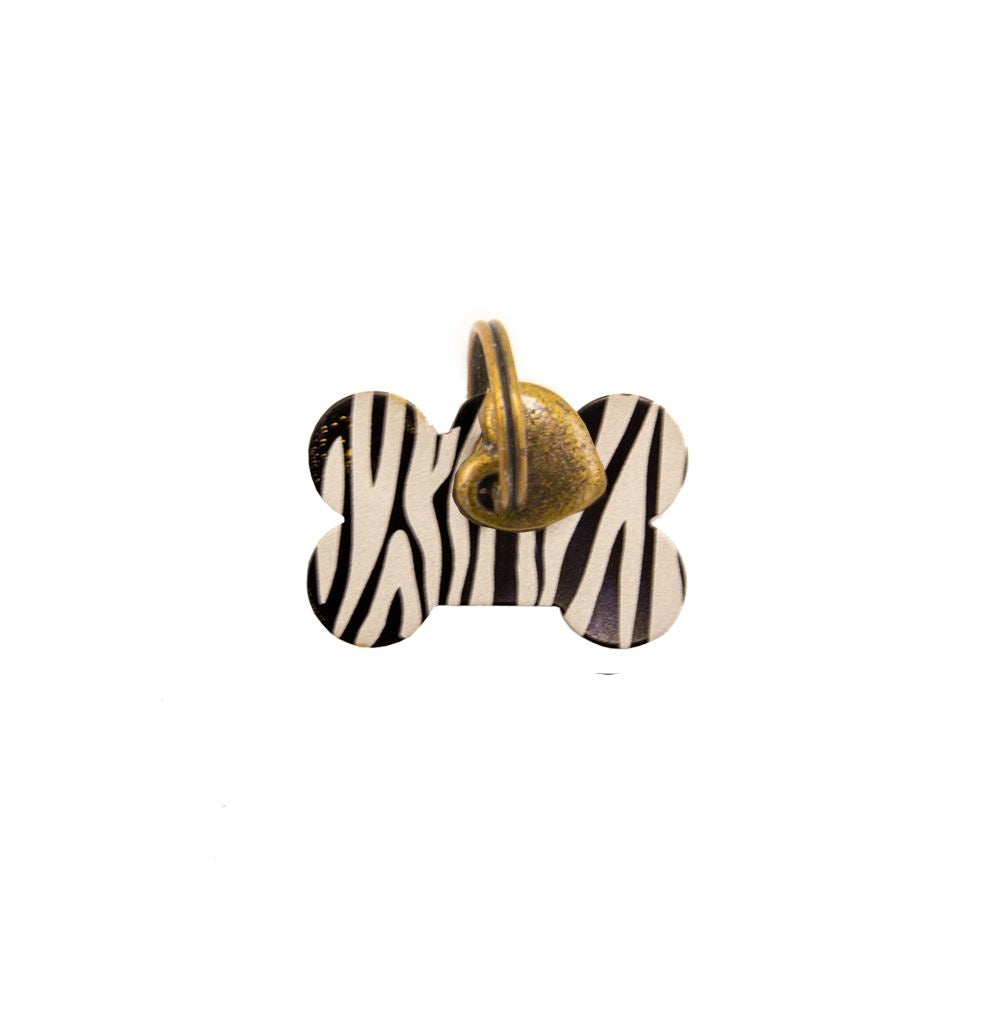 Dog with a Mission Zebra Botje S medaglietta cane personalizzata