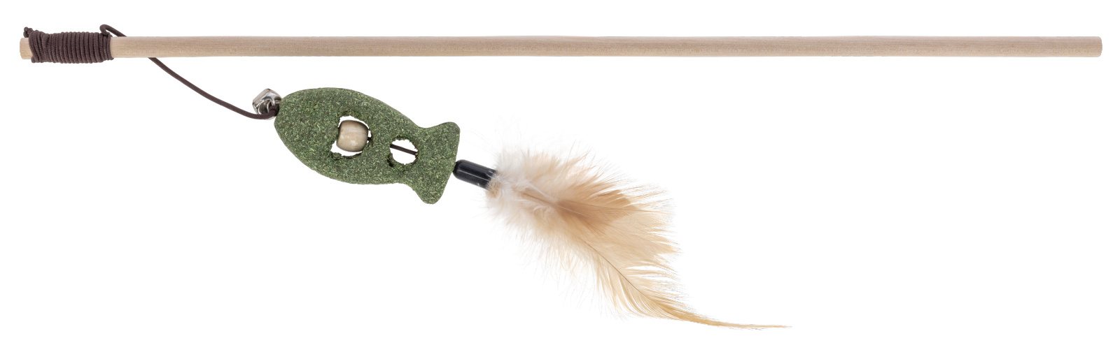 Kerbl Cat Toy Fisch Canna da Pesca per Gatti 120 cm Catnip