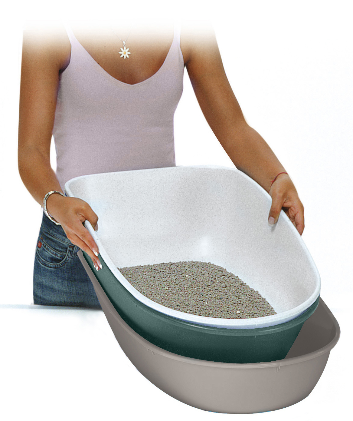 Kerbl Pet Furba Lettiera Gatto con Setaccio Plastica