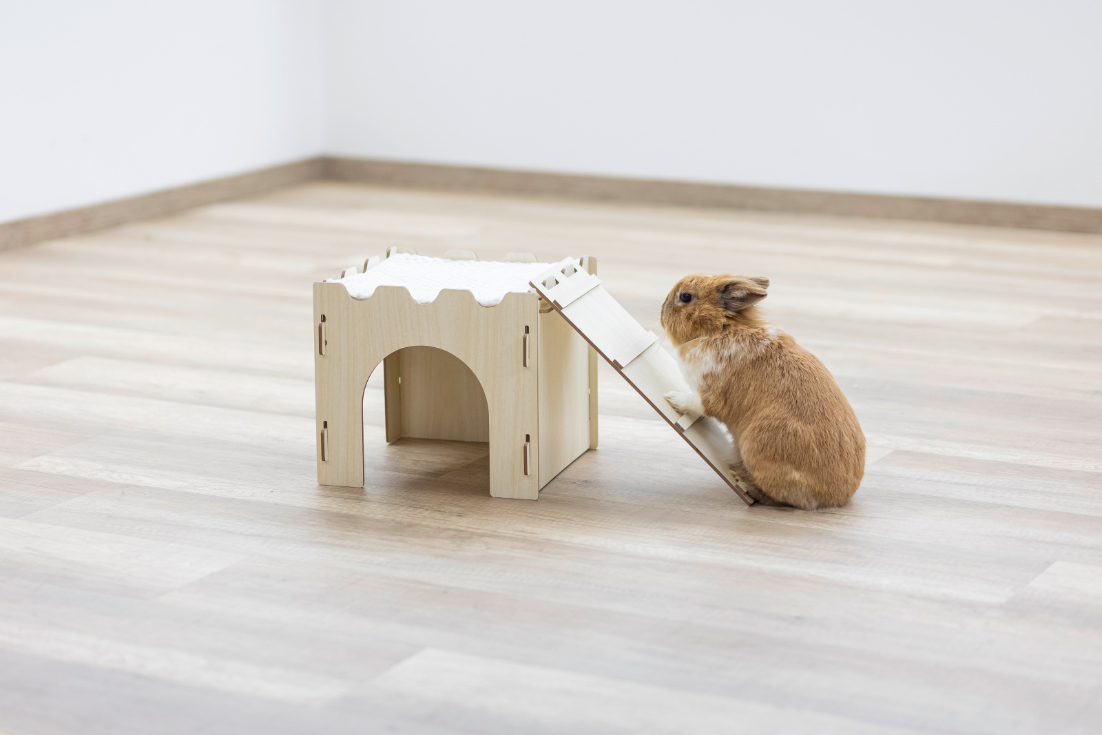 Kerbl Rodent Castle Casetta Roditori Legno con Rampa Cuscino