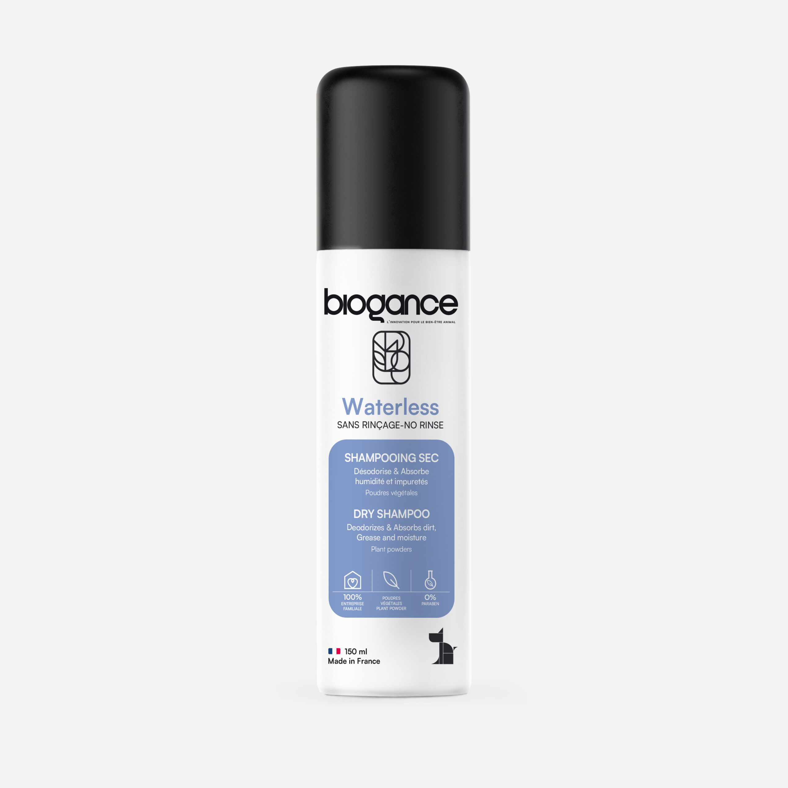 Biogance Waterless shampoo secco cane polveri vegetali