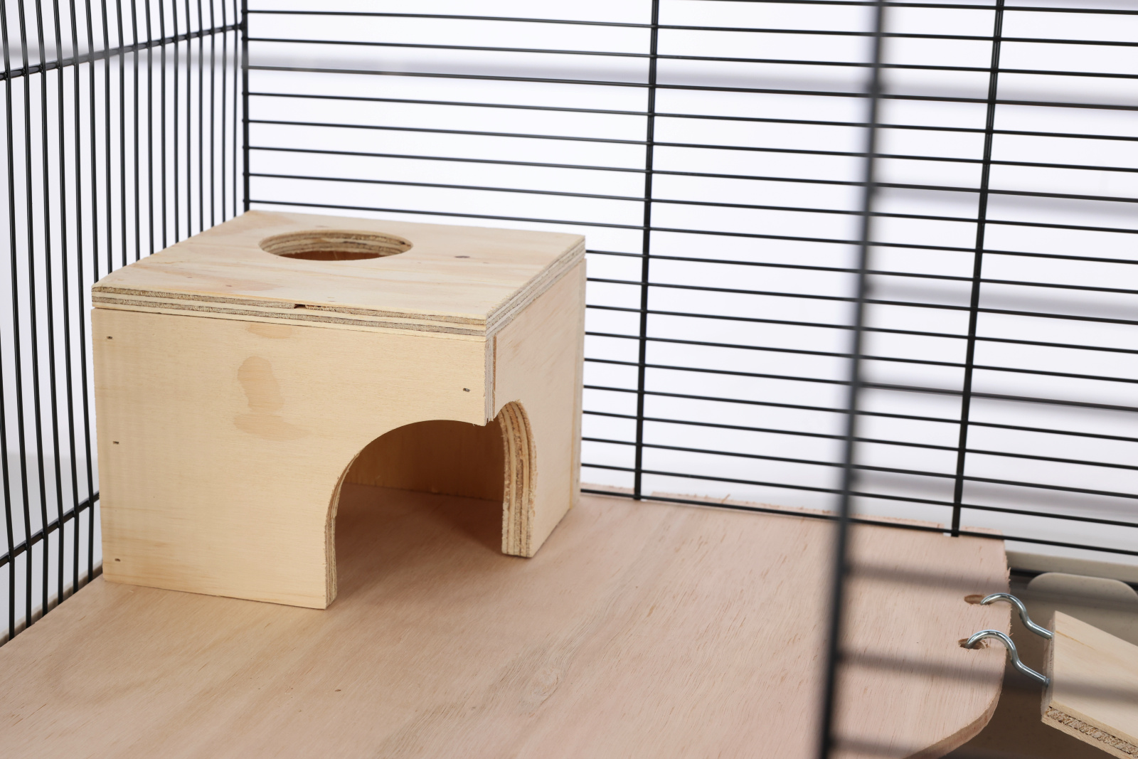 Kerbl Pet Gabbia Hamster 102 Gabbia Roditori Legno Accessoriata