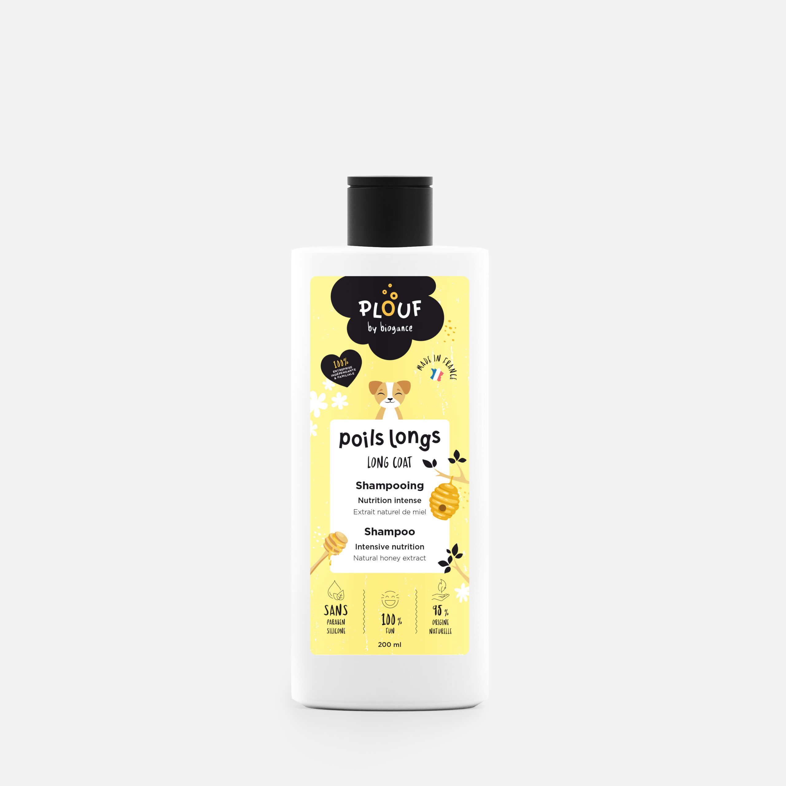 Biogance Plouf Shampoo pelo lungo miele cane e gatto