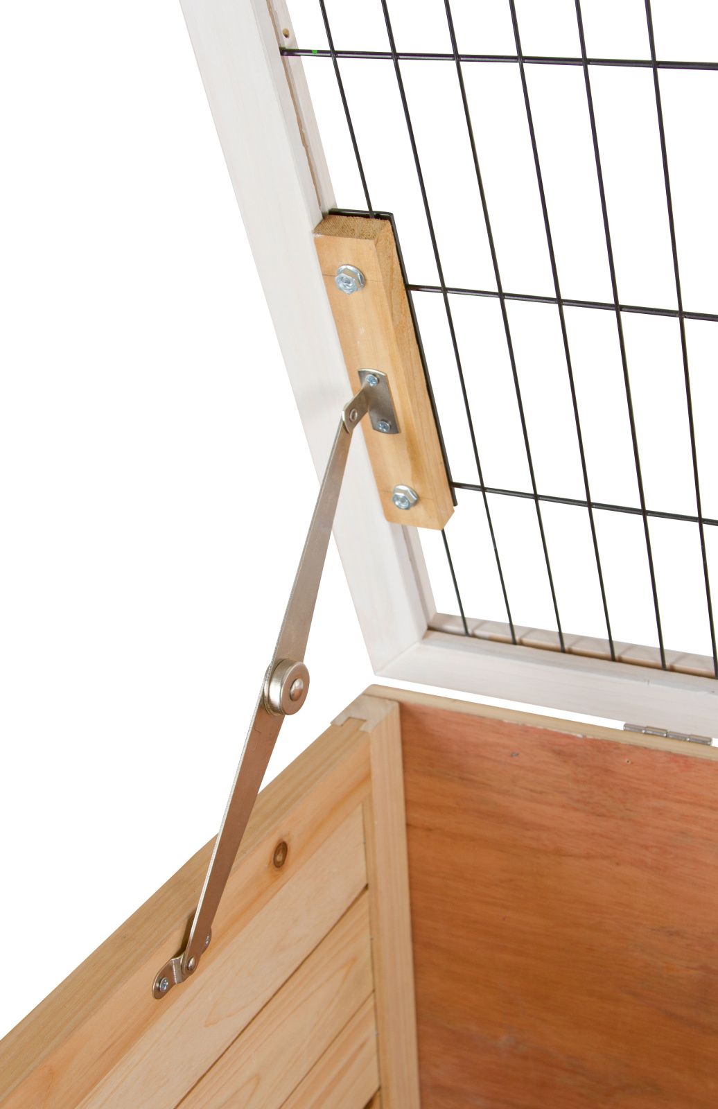 Kerbl Pet Indoor Deluxe gabbia conigli due piani con ruote