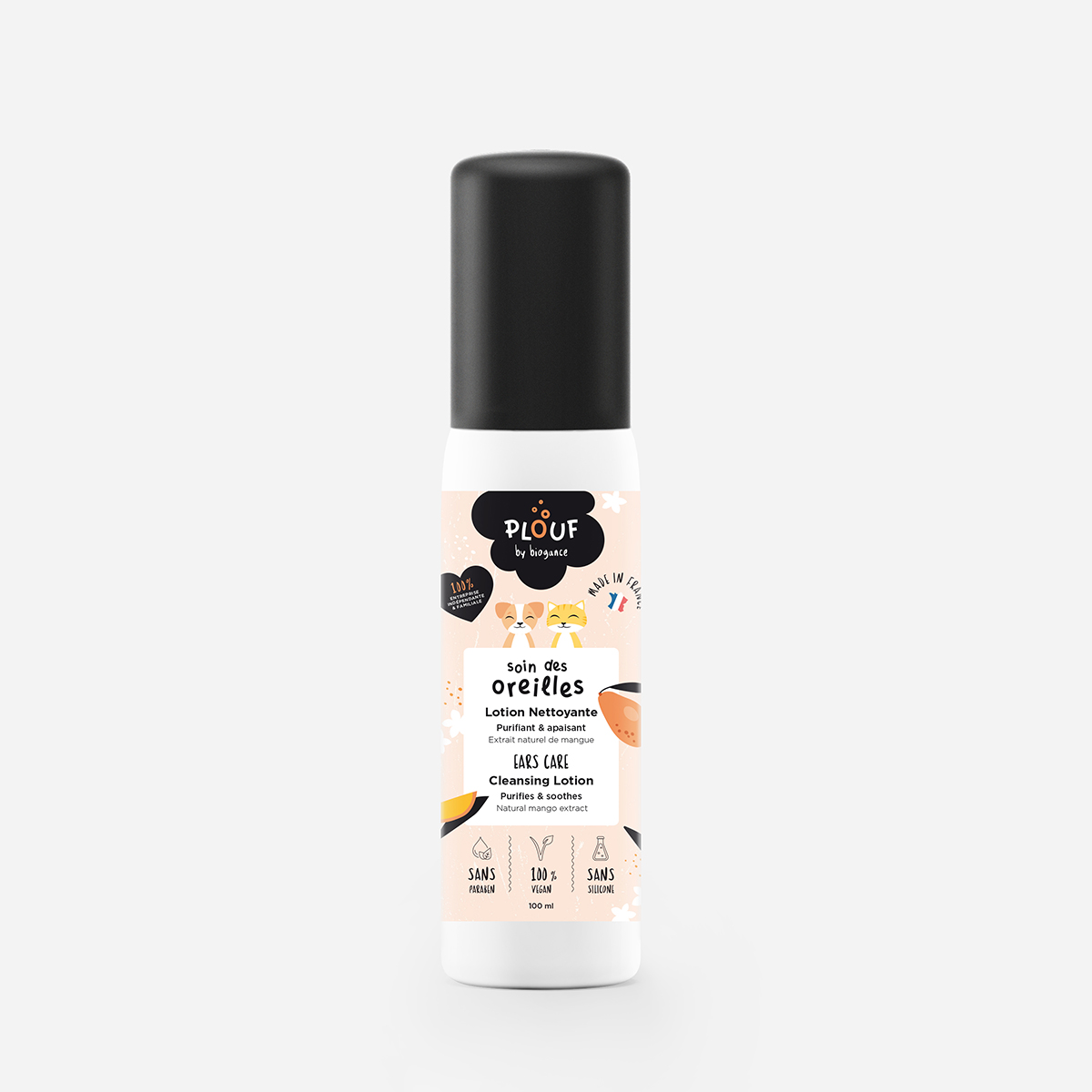 Plouf lozione orecchie cane e gatto mango