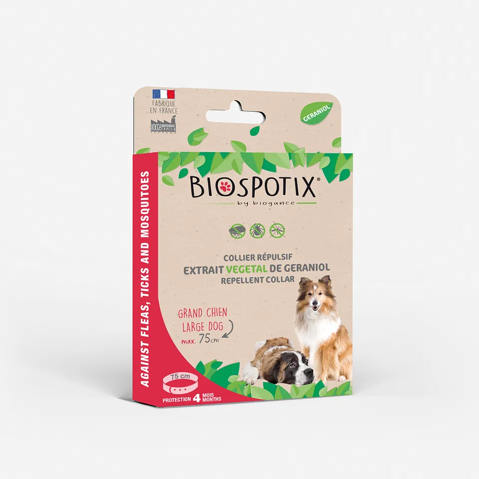 Biogance Biospotix collare cane grande geraniolo