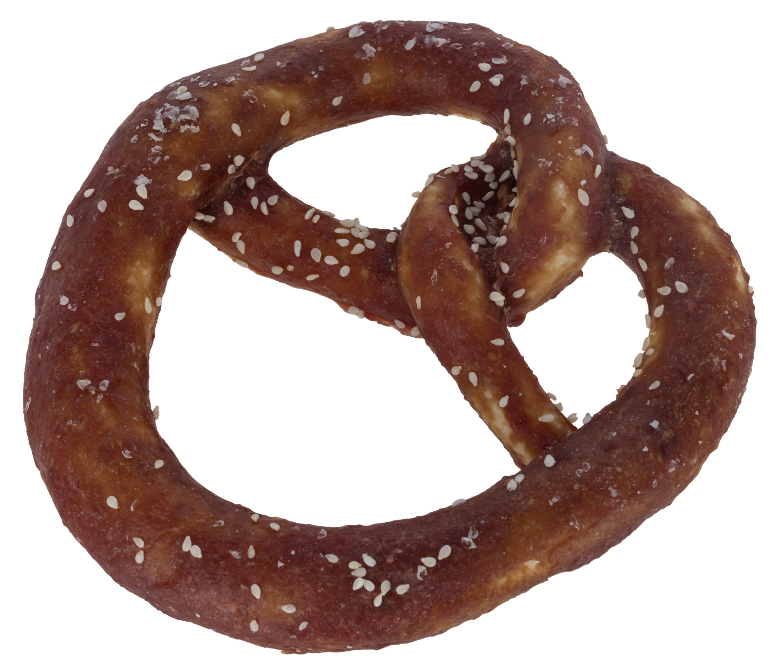 Kerbl Pet Pretzel snack cane anatra sesamo masticativo