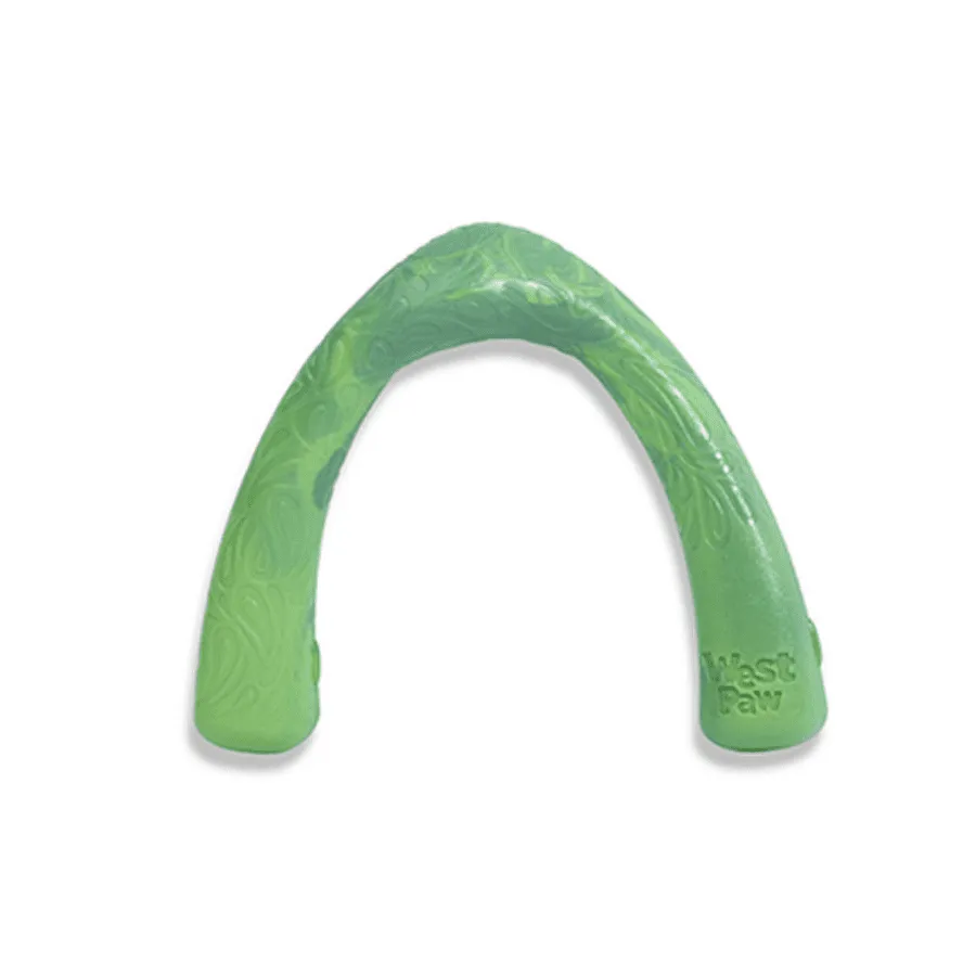 West Paw Snorkl Emeraude giocattolo cane verde tiro