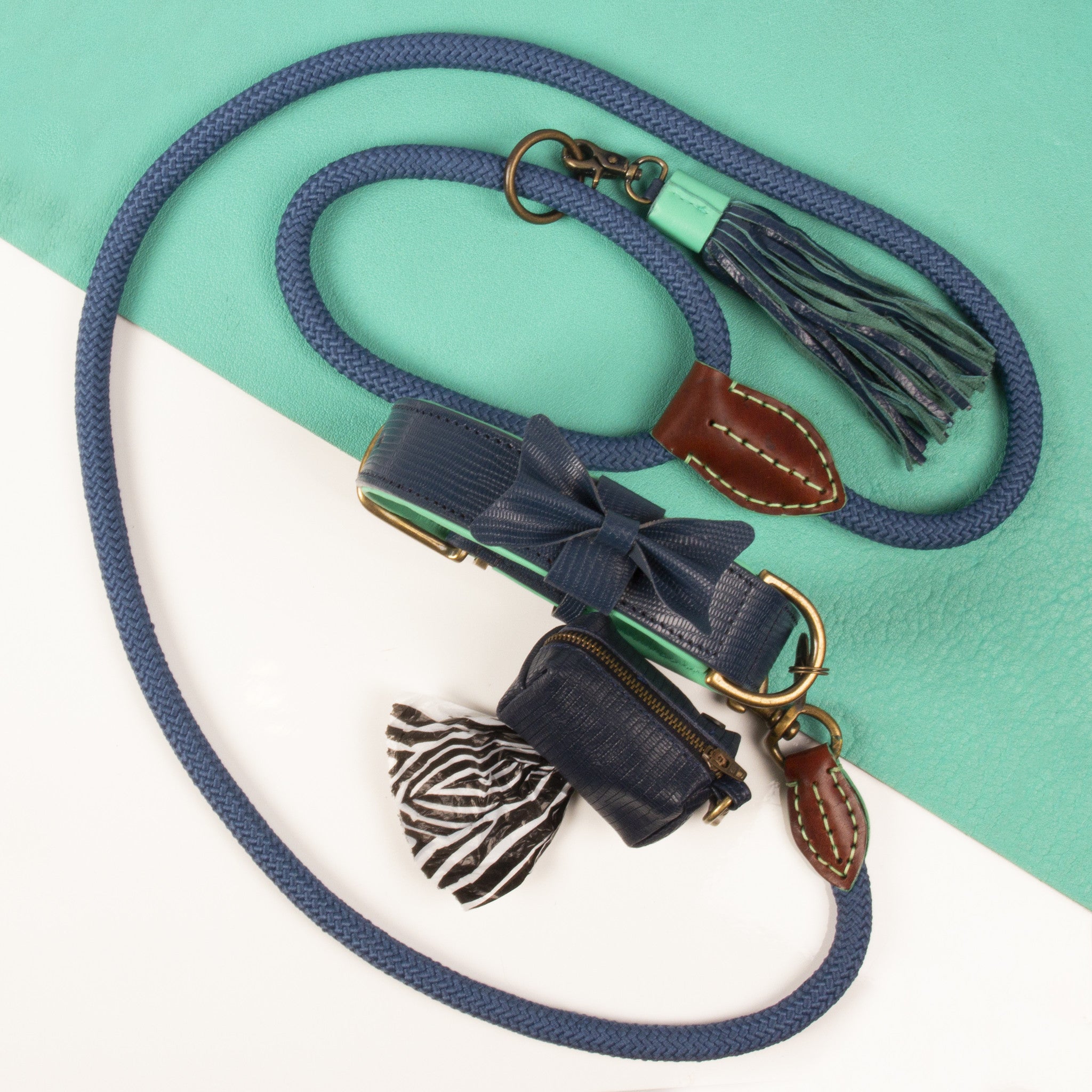 Dog with a Mission Buster Porta Sacchetti Blu One Size