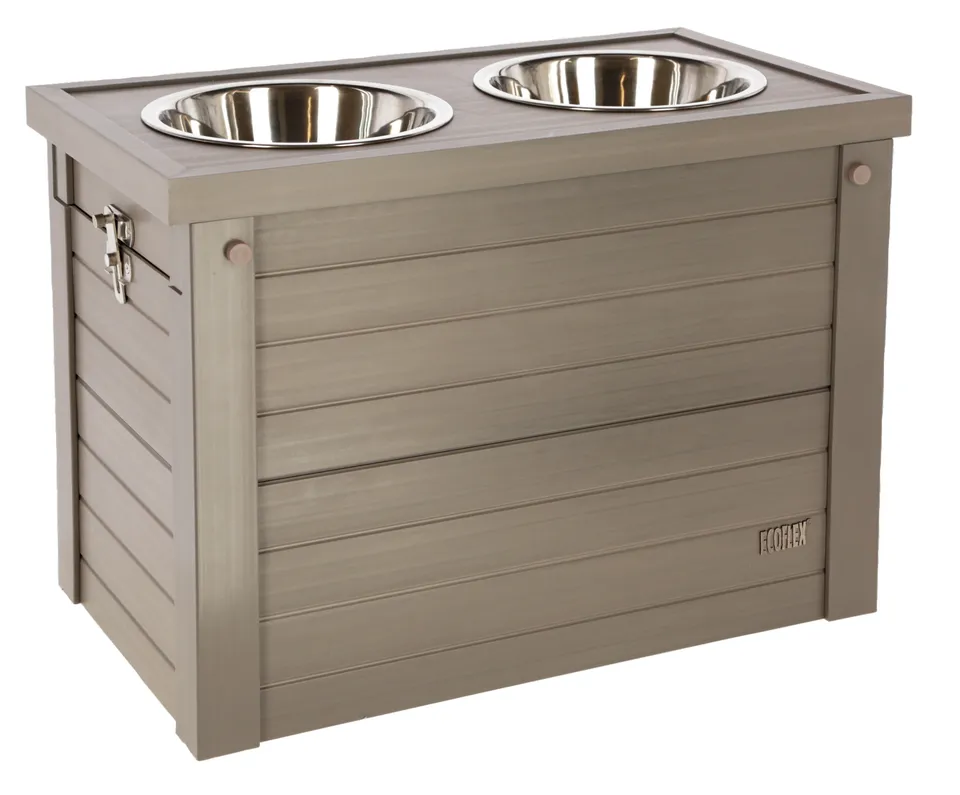 Kerbl Pet Feed and Drink Bar ciotola cane acciaio 30 L