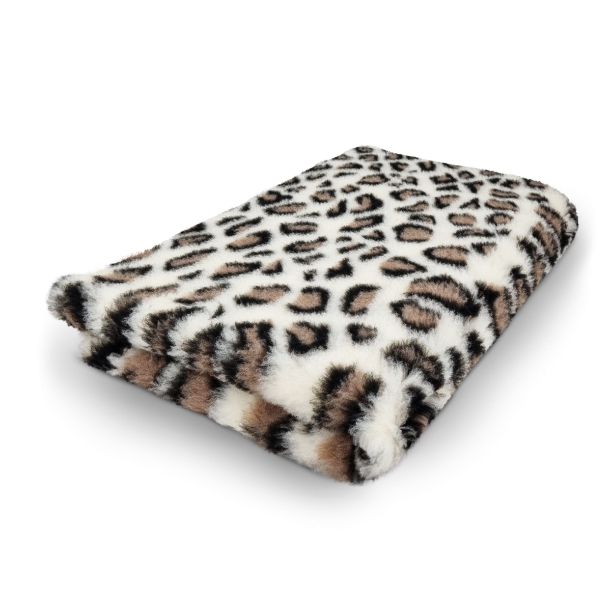 Toscani Vet Bed Tappeto Animali Leopardo Crema Antiscivolo
