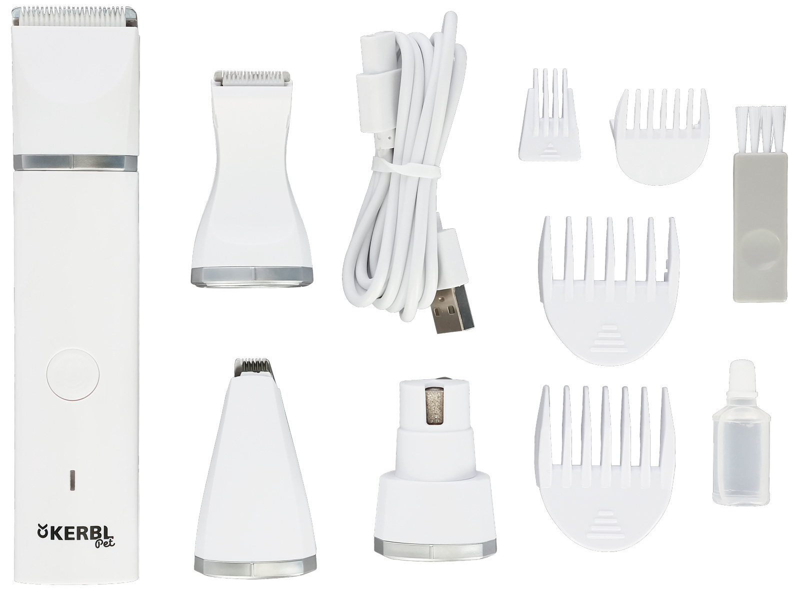 Kerbl Pet Multi-Trimmer 4in1 tosatrice cane batteria