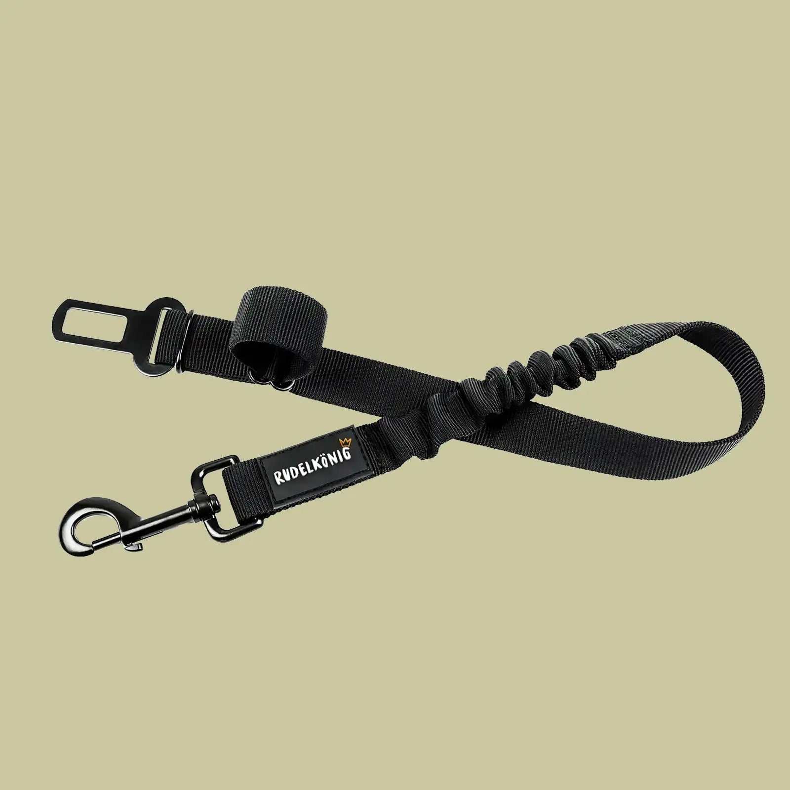 Rudelkönig Reise-Set kit auto cane nero trapuntato
