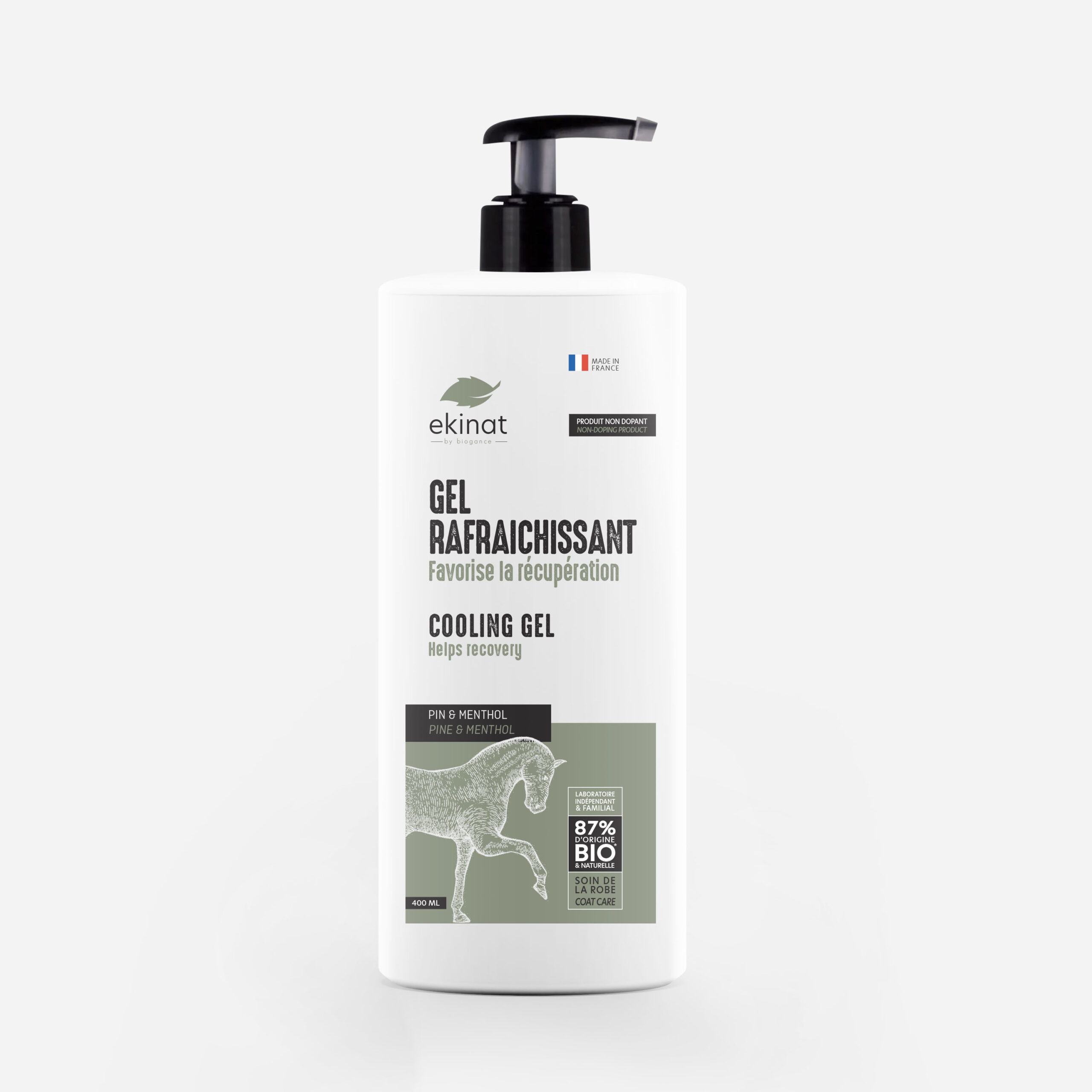 Biogance Ekinat Gel Rinfrescante Cavalli Mentolo Pino Tendini