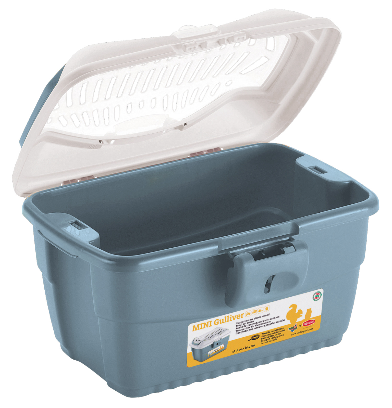 Kerbl Pet Mini Gulliver trasportino plastica apertura sopra