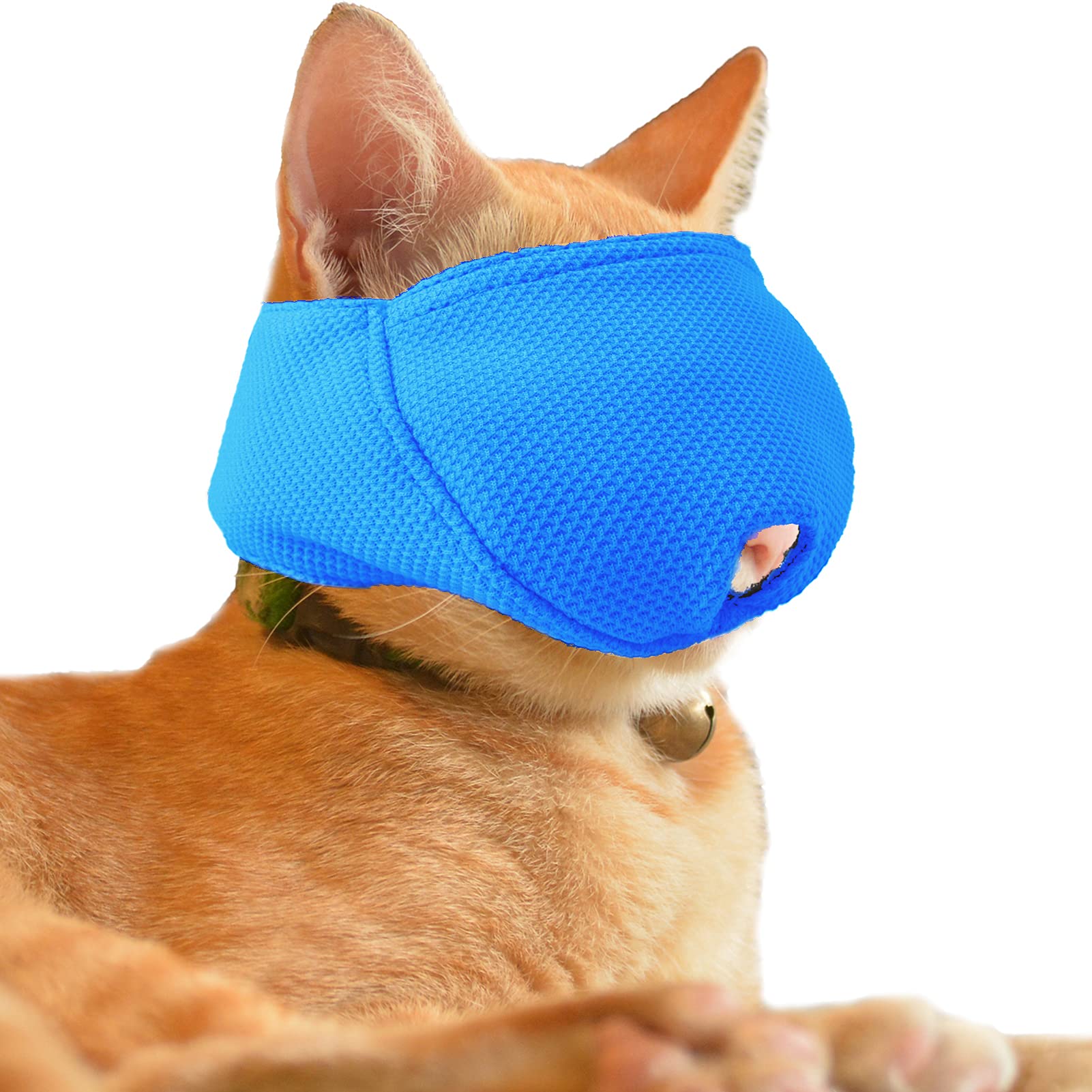 OHCOZZY Museruola Gatto S Nera Rete Traspirante