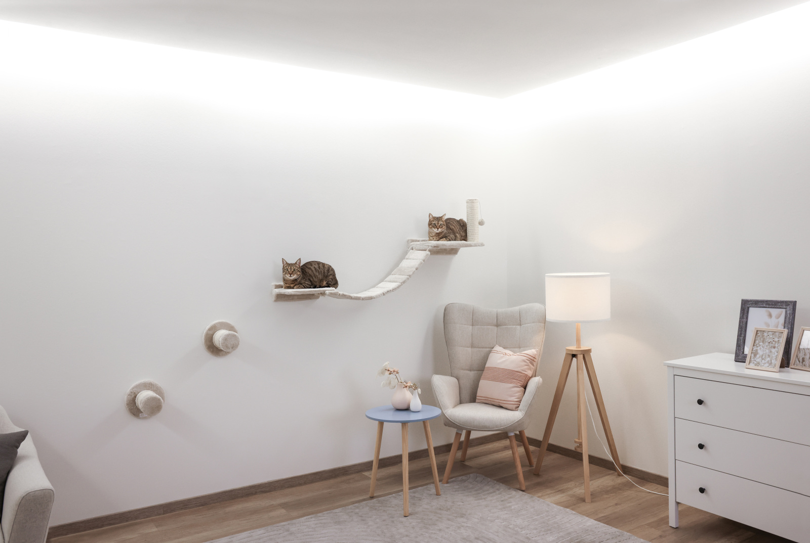 Kerbl Pet Matterhorn parete tiragraffi gatto 6 pezzi sisal