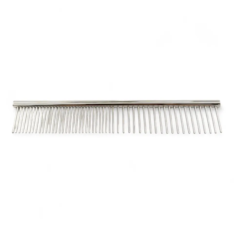 Toscani Cura Pet pettine acciaio toeletta cane gatto 16 cm