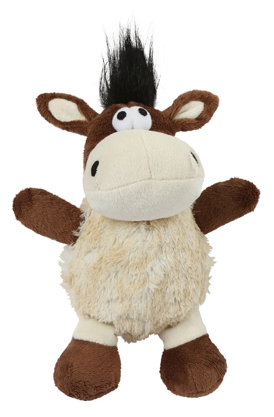 Kerbl Pet Donkey Shaggy peluche cane asinello con squeak lavabile