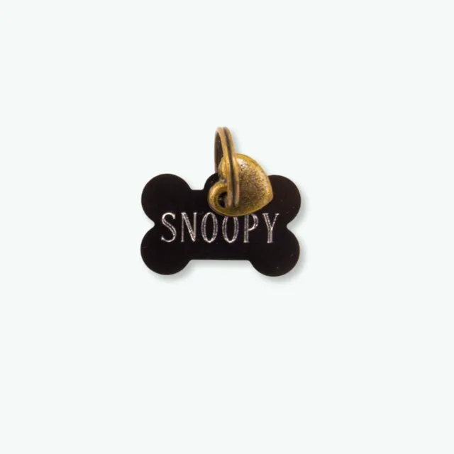 Dog with a Mission Penning medaglietta cane osso nero S