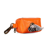 Dog with a Mission Buddy Porta Sacchetti Cane Arancione Cuoio