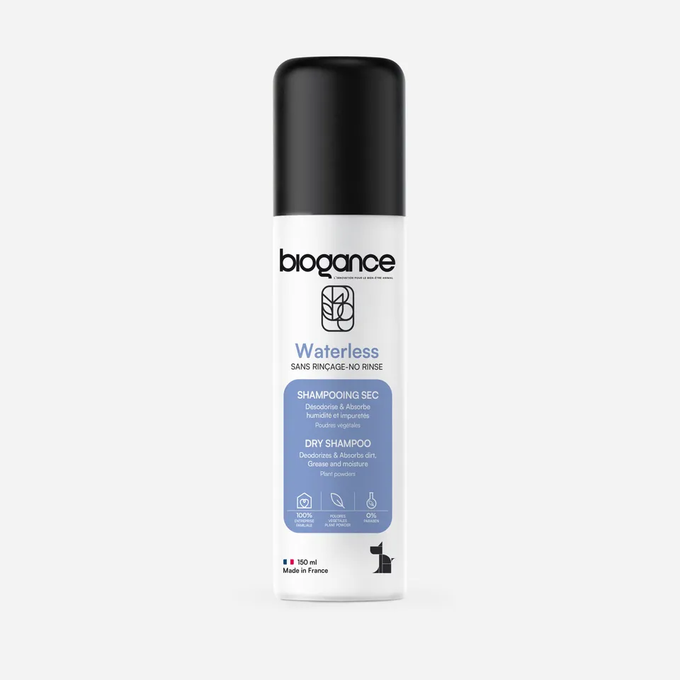 Biogance Waterless shampoo secco cane polveri vegetali