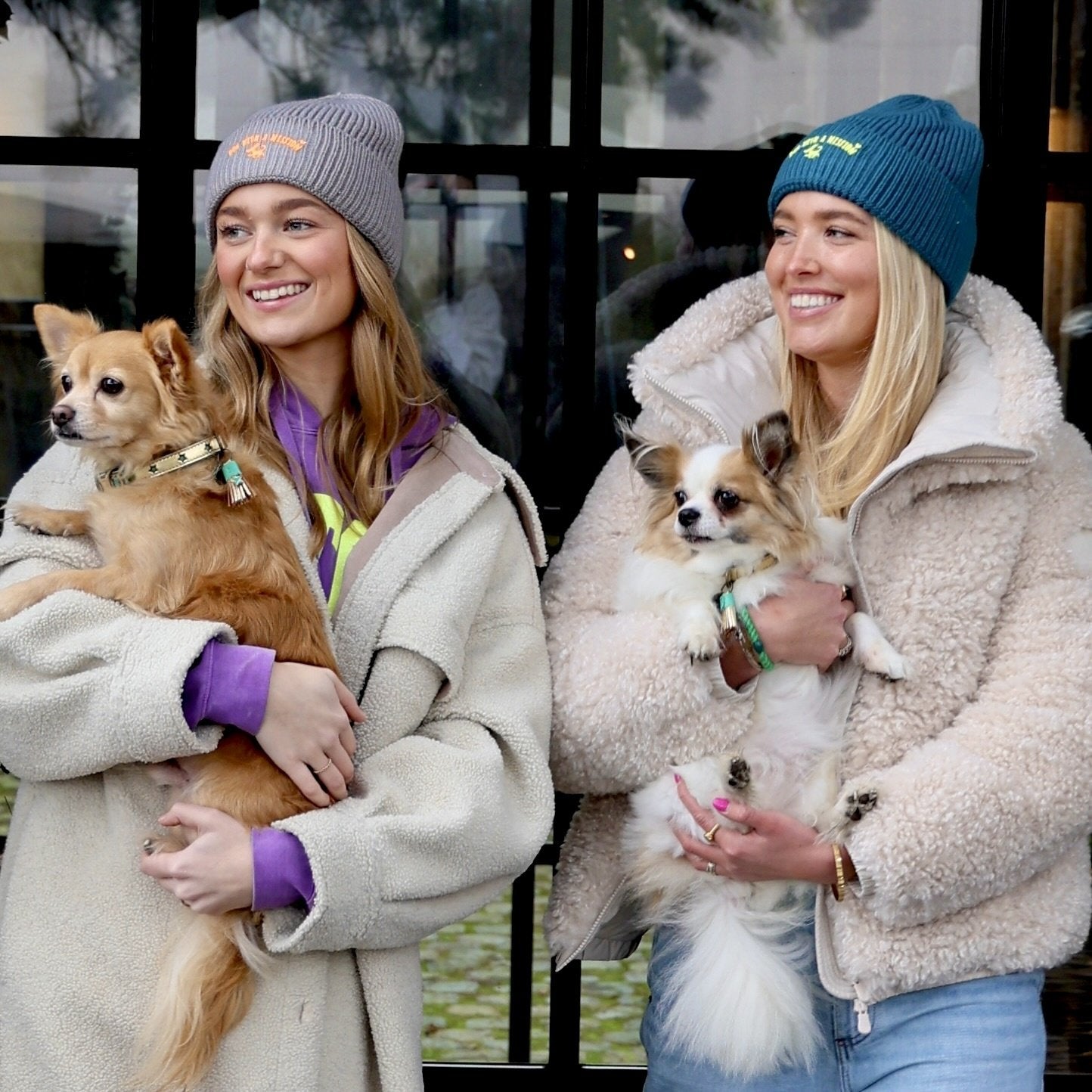 Dog with a Mission Mutsen Beanie berretto blu scuro turchese
