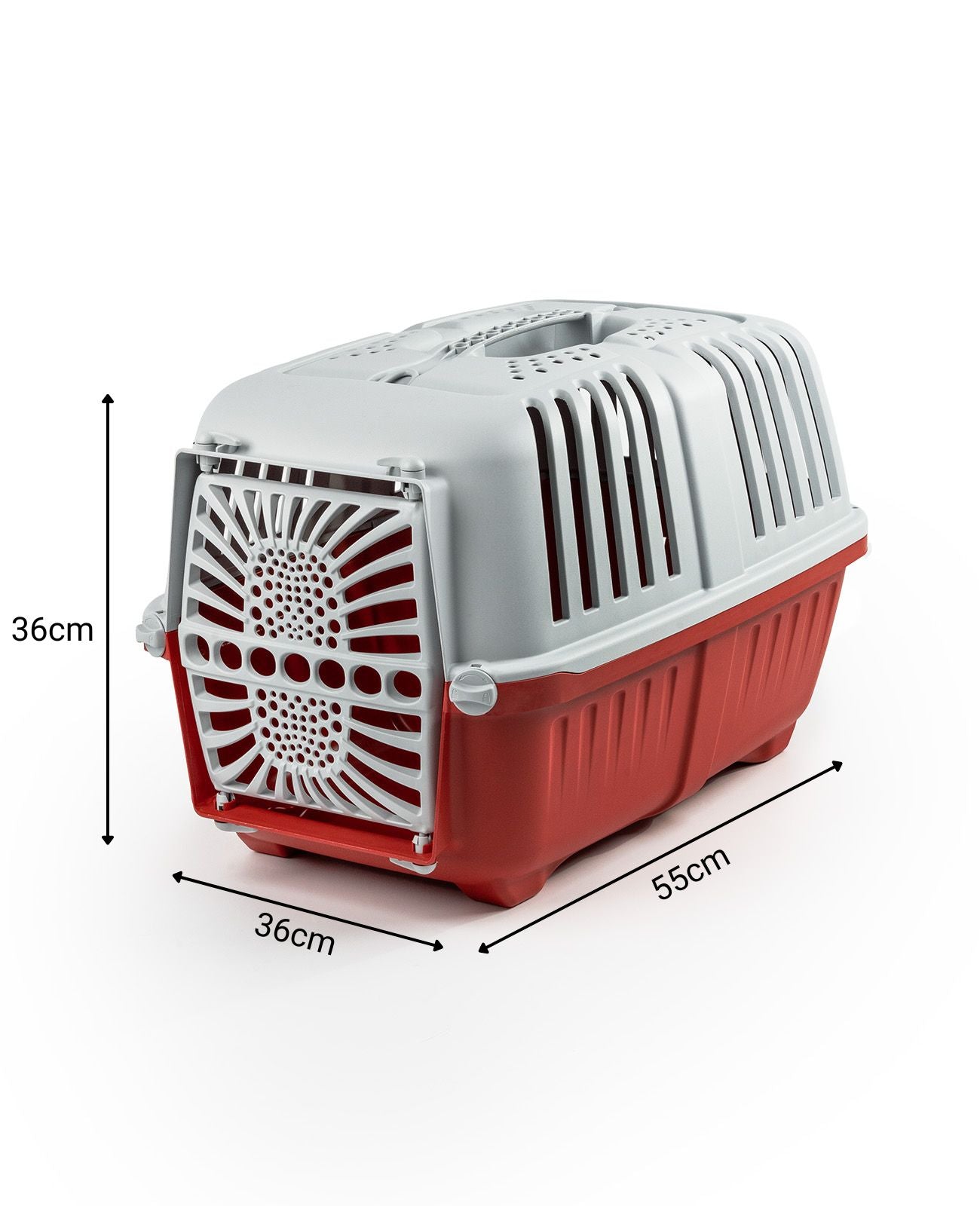 Lionto Trasportino 55x36x36 cm Box Cani Gatti Antracite