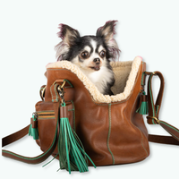 Dog with a Mission Blondie borsa cane pelle fino a 5 kg