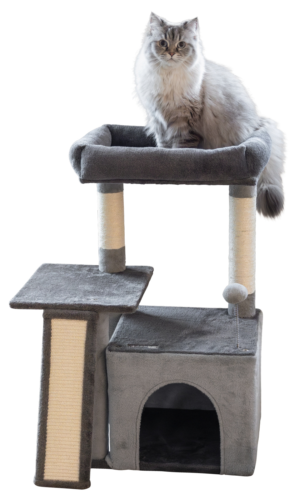 Kerbl Rosalie Albero Tiragraffi Gatto con Grotta in Sisal