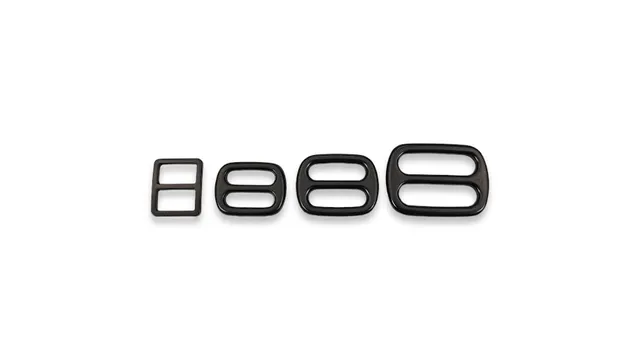 Toscani Scorrevoli anello zinco nero opaco 16 mm